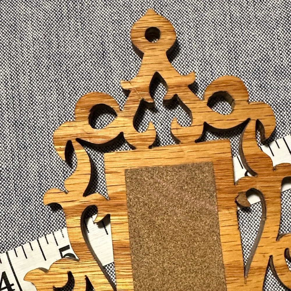 Ornate Wooden Wall Match Holder